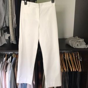 Talbot's Cotton Pant. Back Pockets. White Size 8.